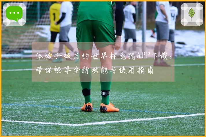 体验升级后的世界杯竞猜APP下载，带你畅享全新功能与使用指南